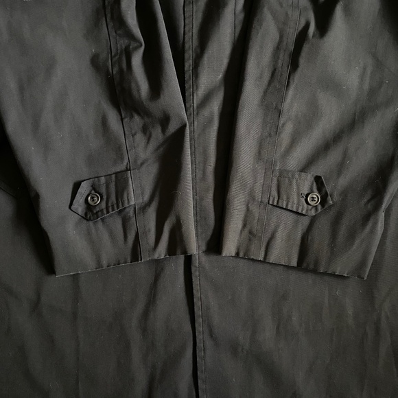 VTG I London Fog I Black Single Breasted Maincoat I *Shell Only* I 46R - Picture 12 of 16